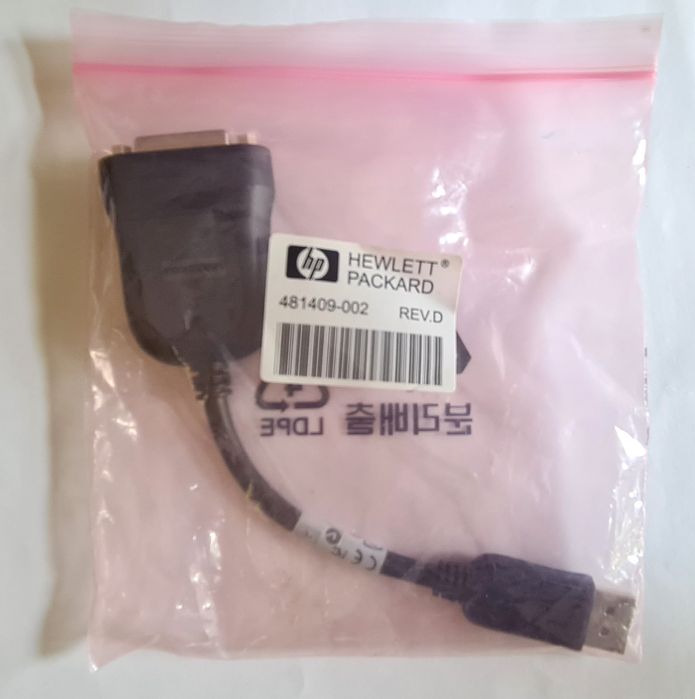 Kabel adapter HP DisplayPort - DVI