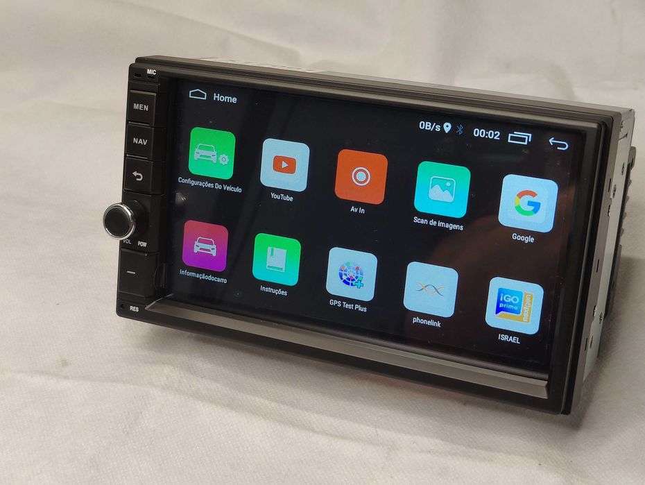 Rádio 2 DIN Android 13 Botões físicos – RDS GPS WIFI 2 DIN 2GB RAM