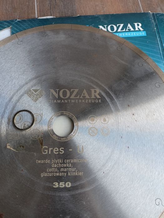 Tarcza diamentowa Nozar gres-u 350mm