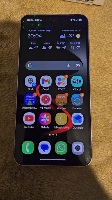 Samsung galaxy A55 5g fioletowy