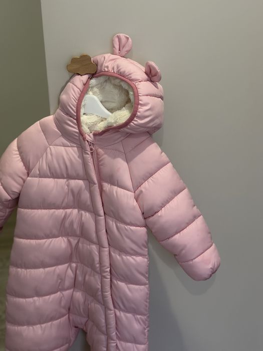 Дитячий зимовий комібнезон для дівчинки