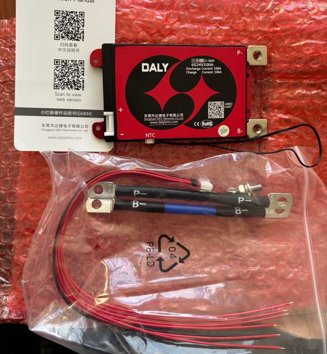 BMS Daly 6s 24v 100a