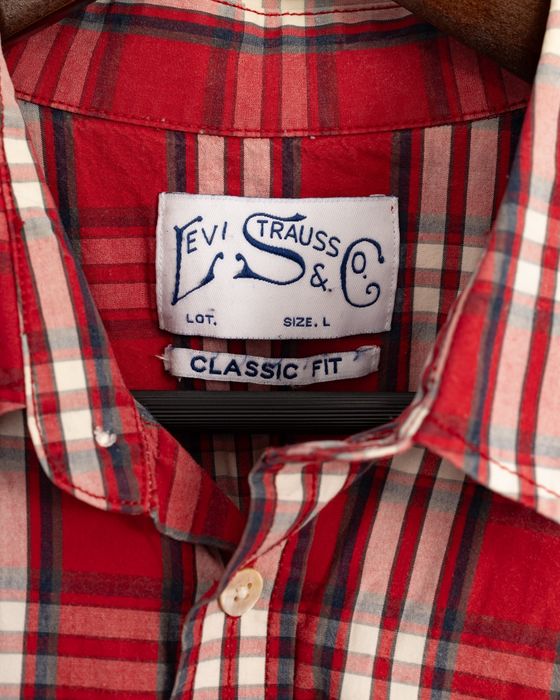 Koszula męska w kratę Levi Strauss Classic Fit