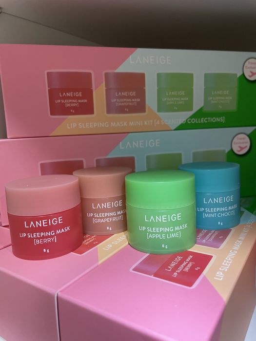 Набор Ночных масок для губ Laneige Lip Sleeping Mask 8g 4шт
