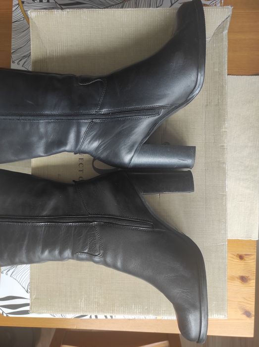 Buty kozaki damskie Lasocki r.40 skóra