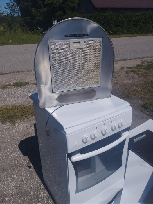 Kuchnia gazowa plus okap Amica