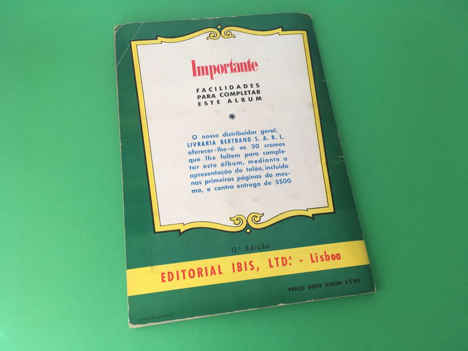 Rara Caderneta História Natural Completa anos 50 Editorial Ibis