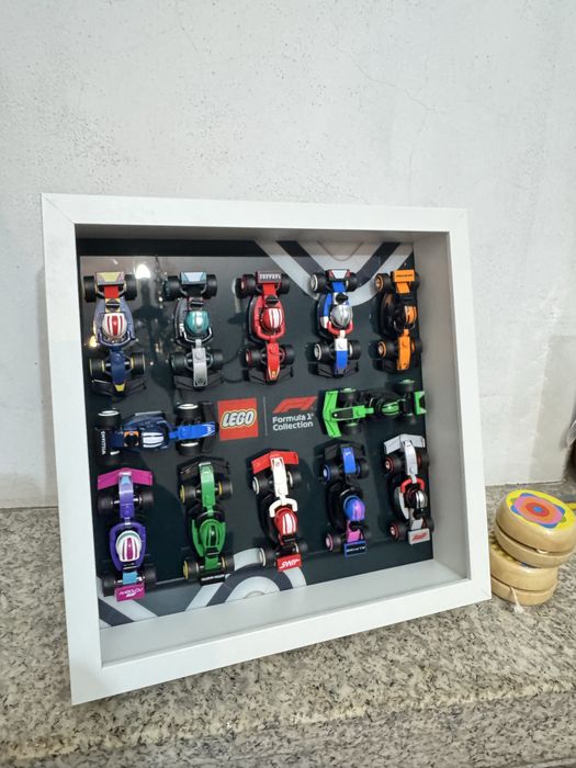 Quadro para coleçao lego minifiguras f1 71049