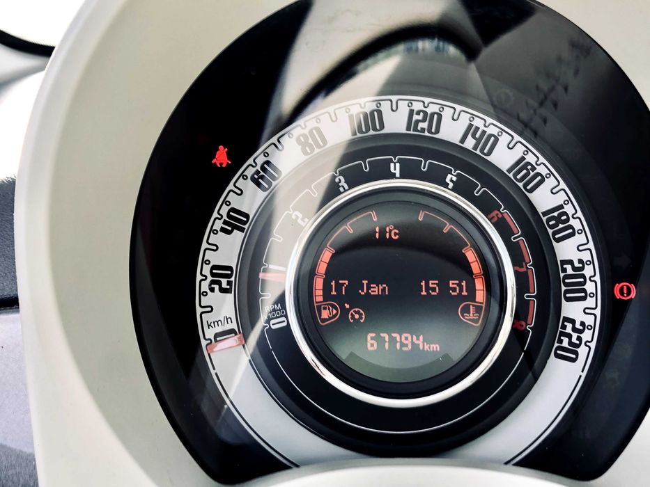 Fiat - INCRÍVEL - 500  1.2 Lounge | 2017 | Gasolina