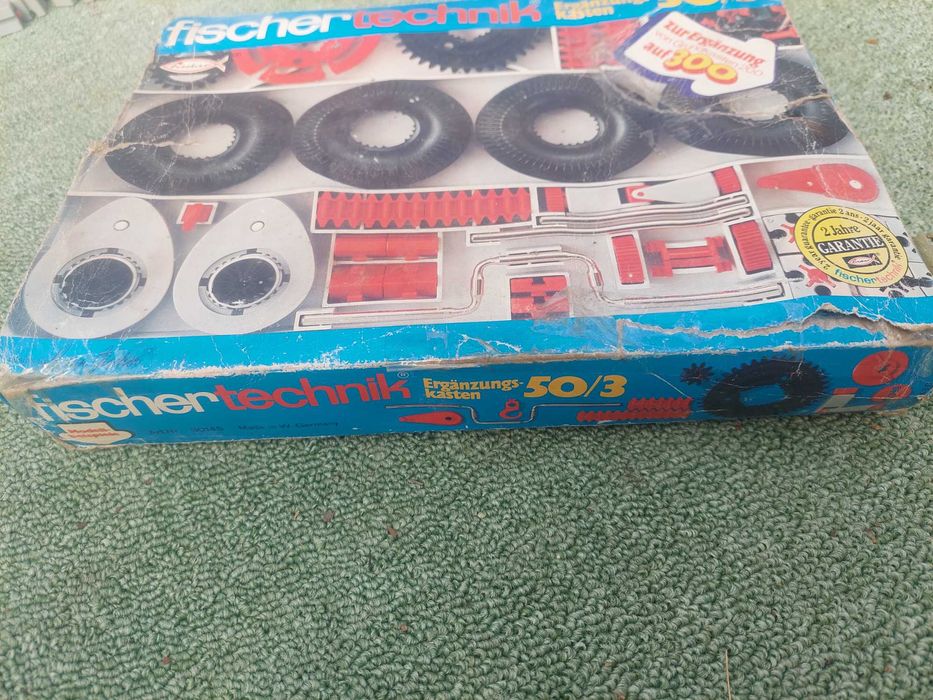 Fischertechnik 50/3, caixa completa,
de ano 1970