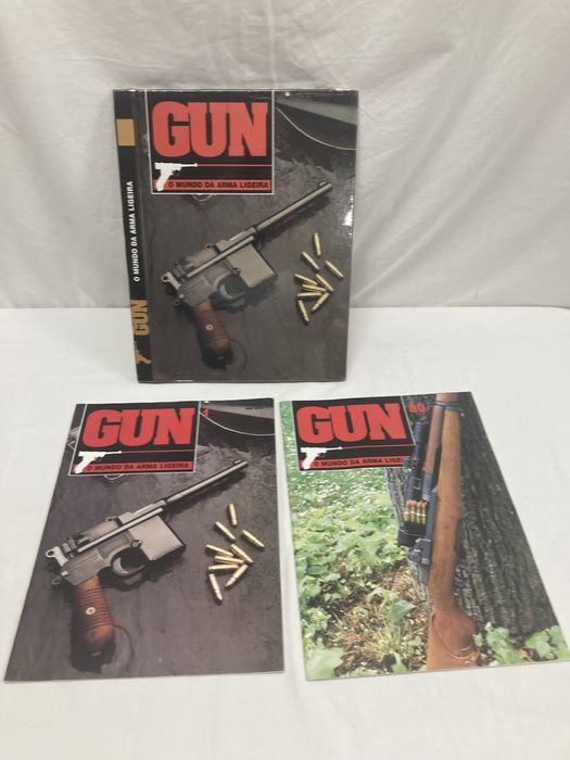 Coleção revistas “Gun O Mundo da Arma Ligeira”