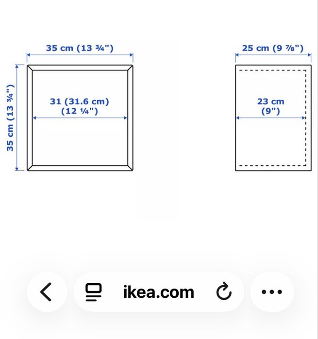 Szafka biala Eket Ikea 2 szt