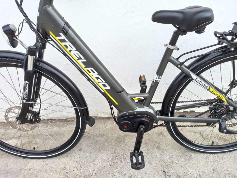 Rower elektryczny miejski Trelago Dinal II na 160-180 cm przebieg 168km