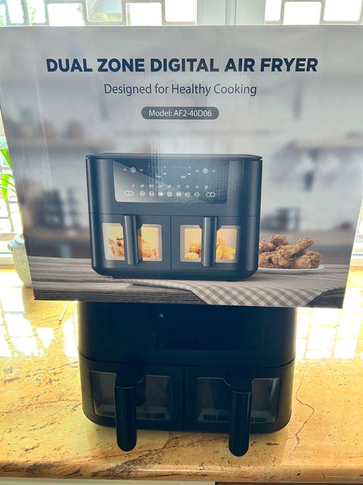 AIR FRYER podwójny, model: AF2-40D06, frytkownica beztłuszczowa