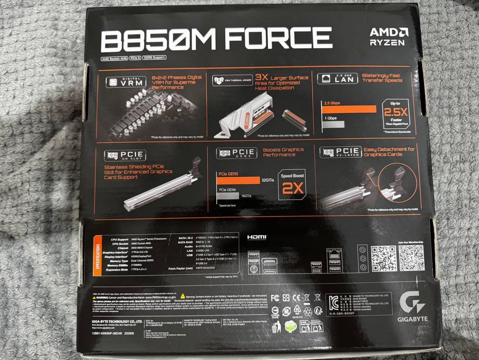Gigabyte B850M FORCE