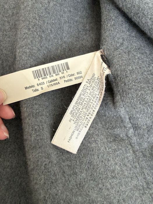 Massimo Dutti S. 34-36 пальто вовна-кашемір тренч