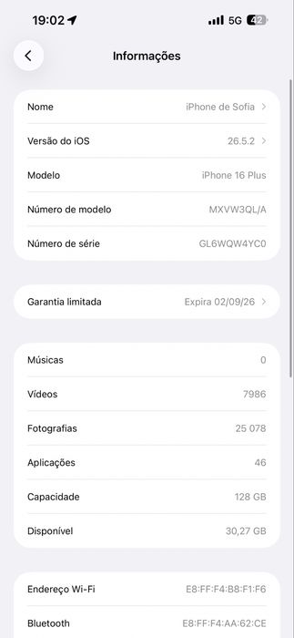 Iphone 16 plus 128gb rosa