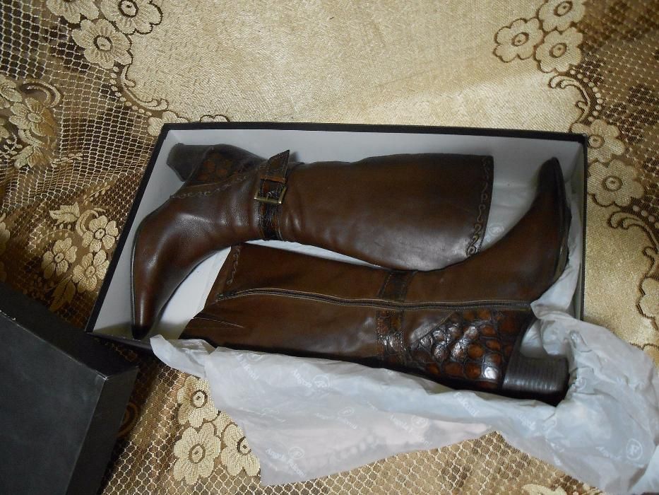 Сапоги женские, Италия, «Angela Falconi», 40р-р, б/у