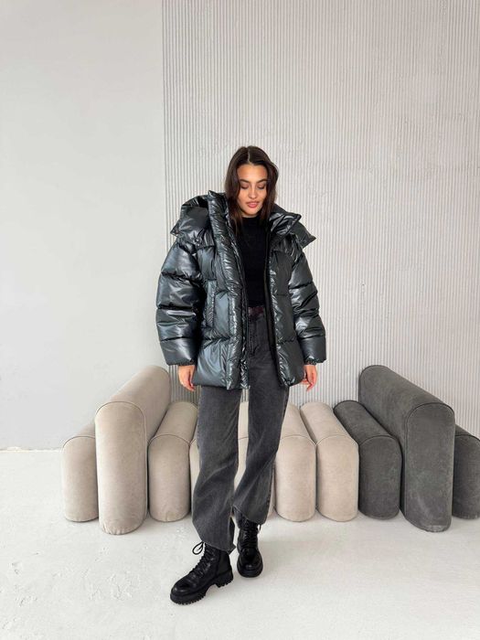 Жіночий стильний теплий Пуховик