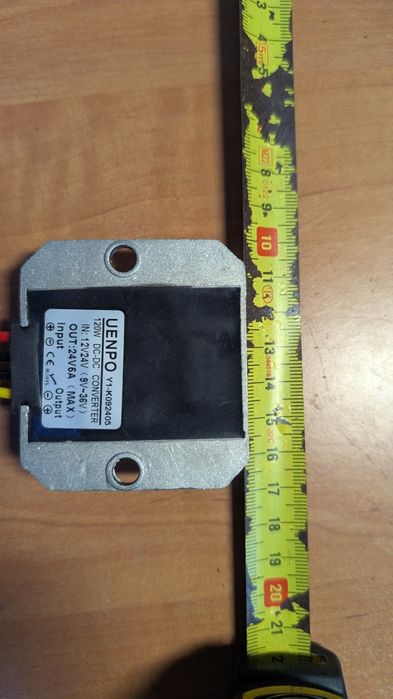 Zasilacz transformator przetwornica stabilizator 9-36v na 24v 5A