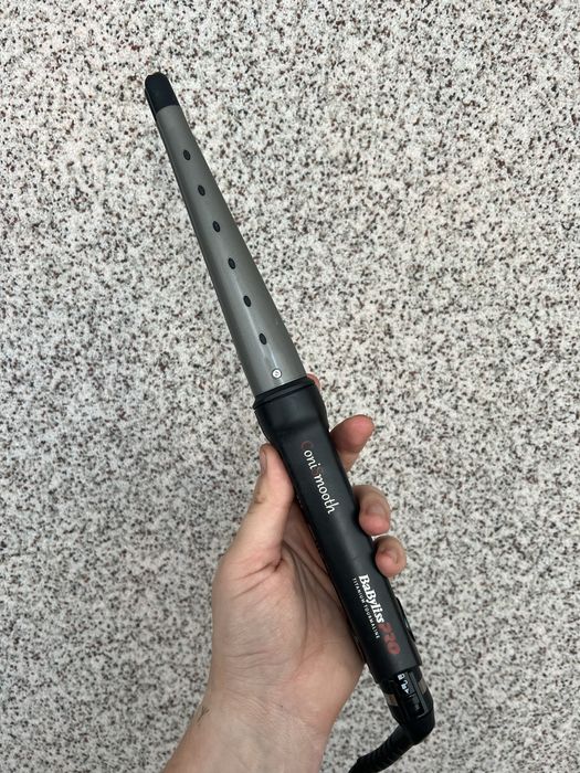 Babyliss плойка. Конусна плойка, вирівнювач, локони