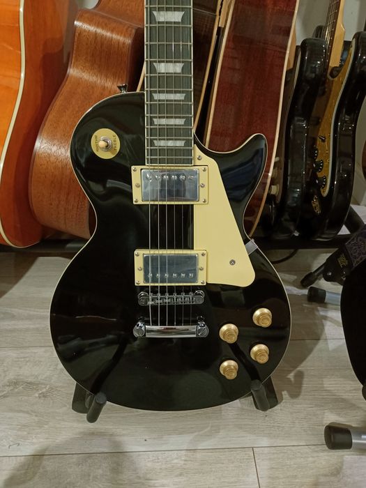 Gitara Elektryczna Arrow Riffster LP 22 Abyss Black - Nowa/Okazja