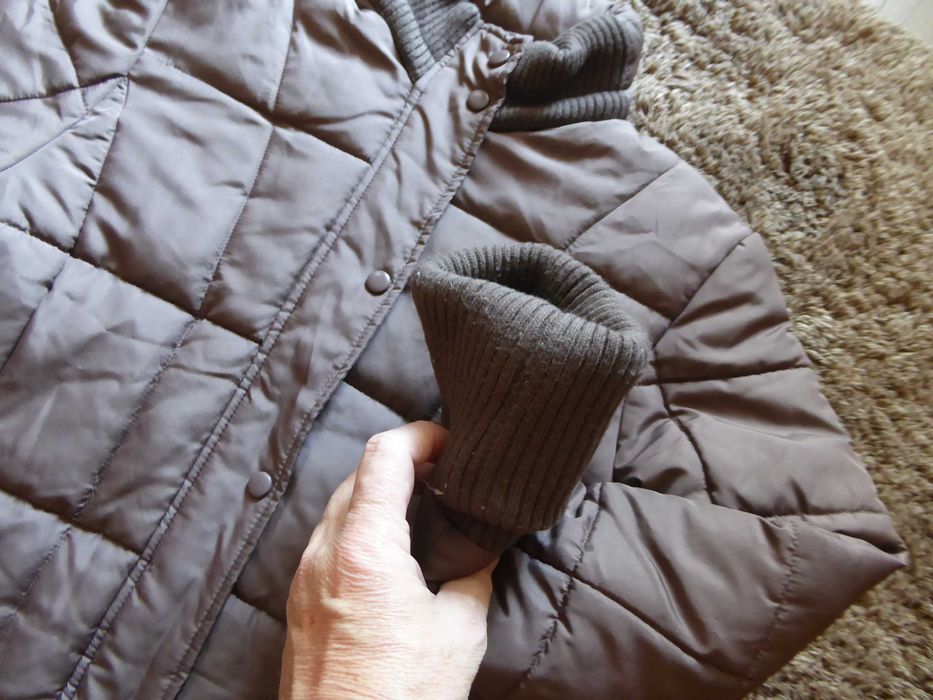 Kurtka dziewczęca DAMSKA DŁUGA płaszcz zimowy KAPTUR 172 cm