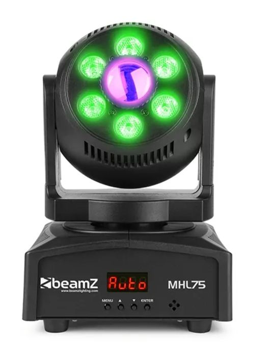 8 UNIDADES BEAMZ Moving Head MHL75 Hybrid Spot/Wash