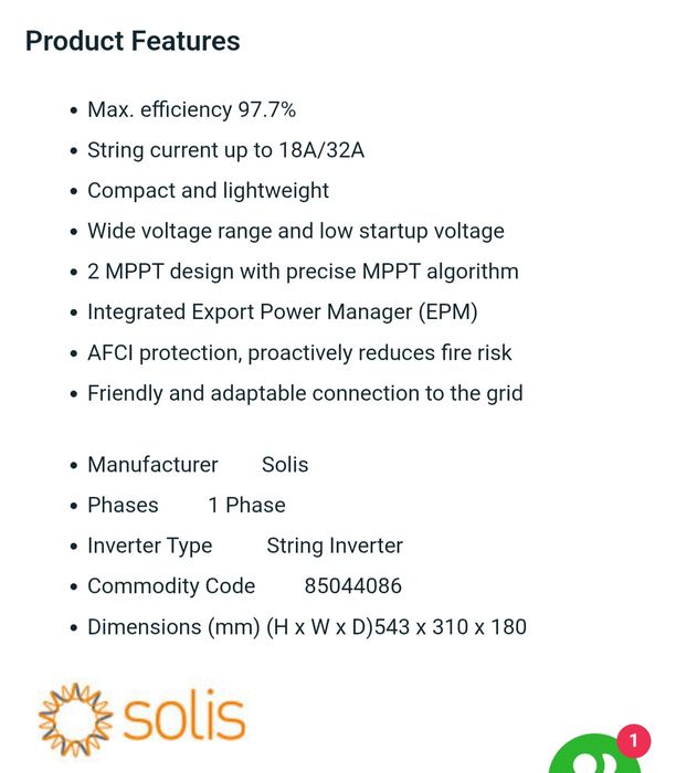 Inversor de rede 8kw monofásico 2mppt