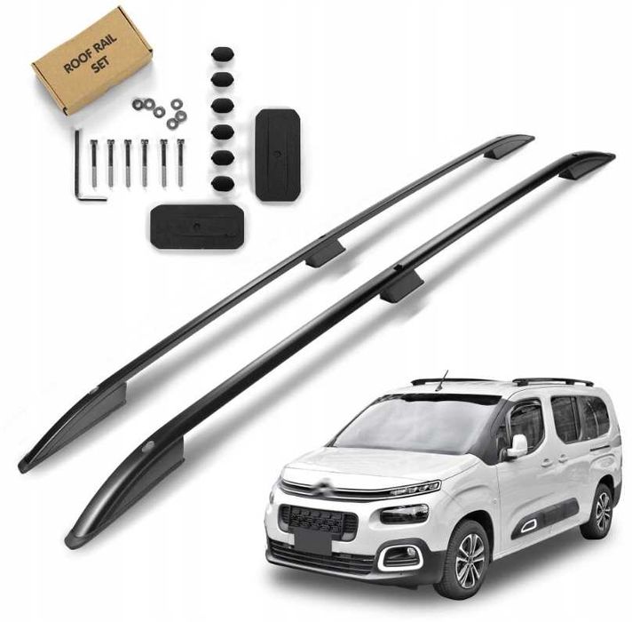 Relingi dachowe bagażnik do CITROEN BERLINGO III 2018- SHORT | KRÓTKI