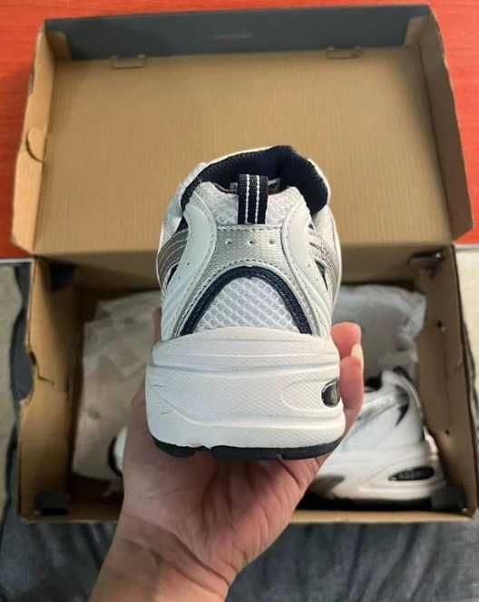 New Balance 530 White Silver Navy R.36