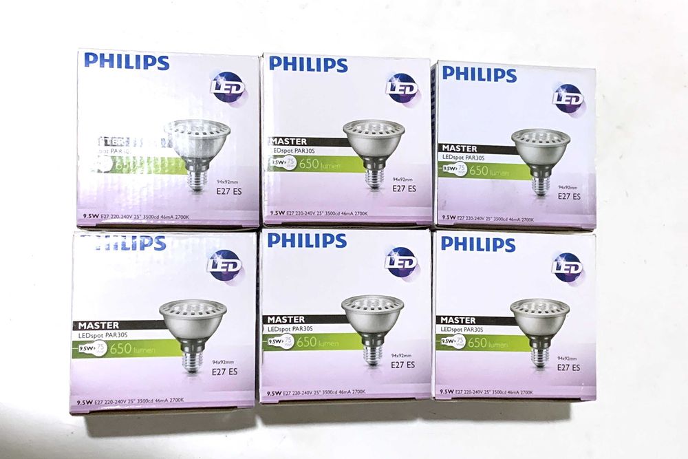 12 lâmpadas Philips LED spot PAR30S