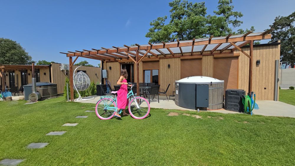 Domek wynajem z sauna jacuzzi ogniskiem najczystsze jezioro Polski