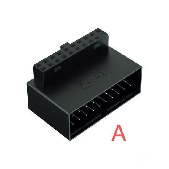 Кутовий адаптер usb 3.0 для материнської  плати