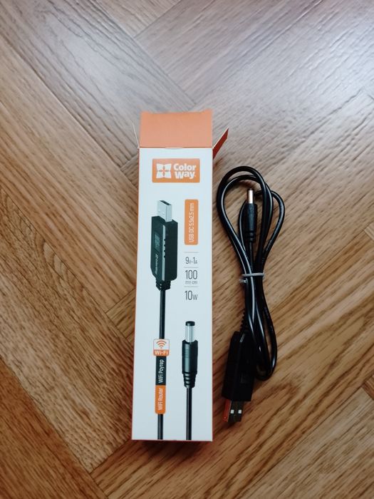 Продам кабель USB-DC фирмы ColorWay для роутера.