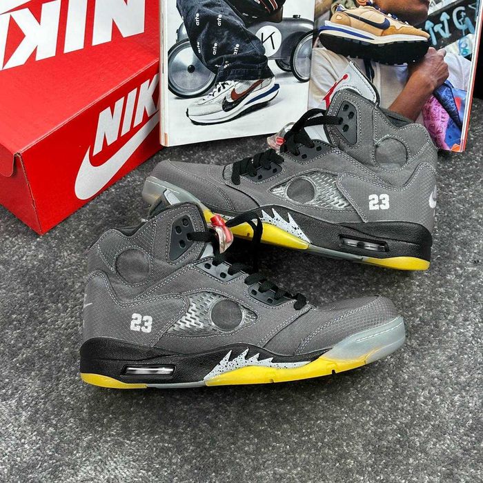 Мужские кроссовки Nike Jordan 5 Retro Off-White "Muslin" 40-45