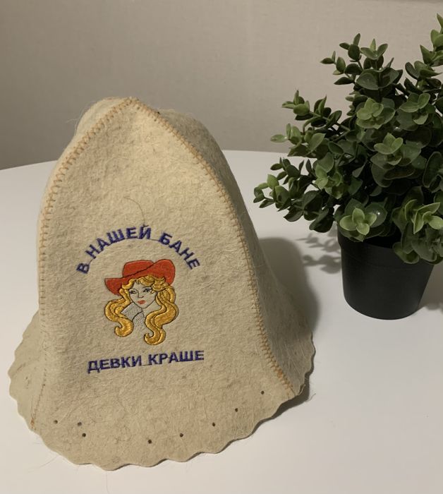 Шапка для сауни та лазні