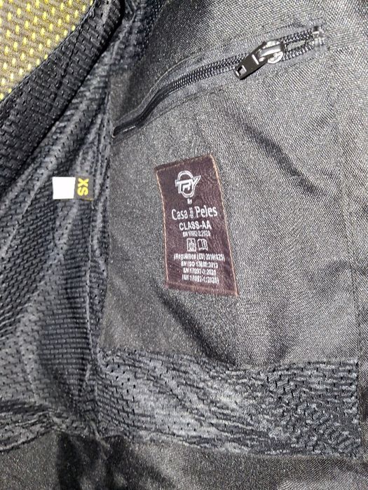 Casaco protetor para andar de mota