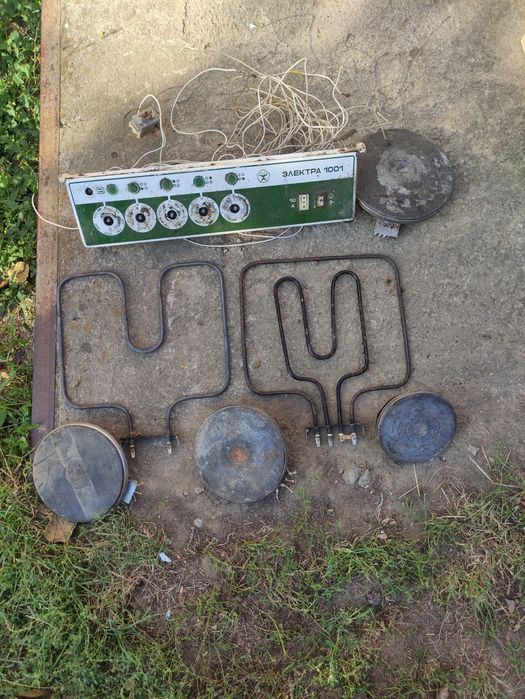 Электроплита  ЭЛЕКТРА 1001 разобранная