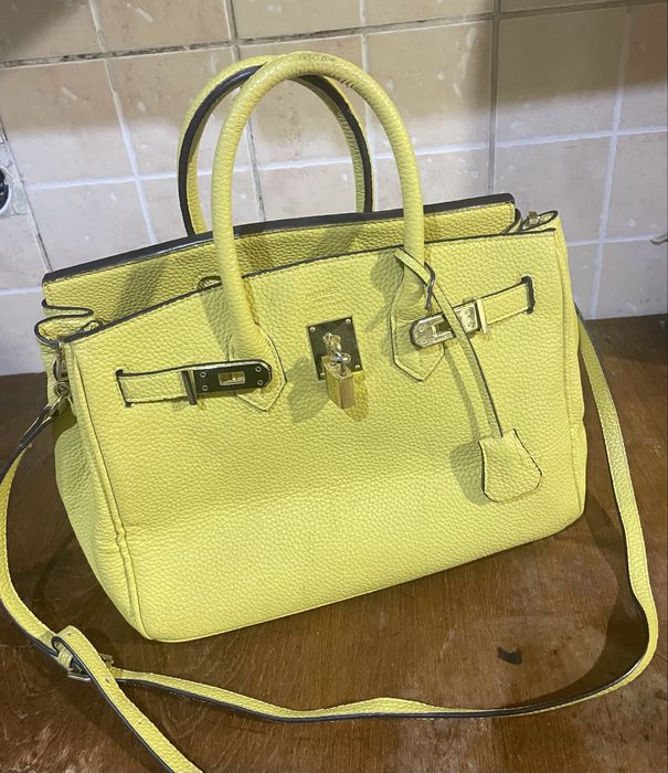 Сумка лимонна жовта гьесс