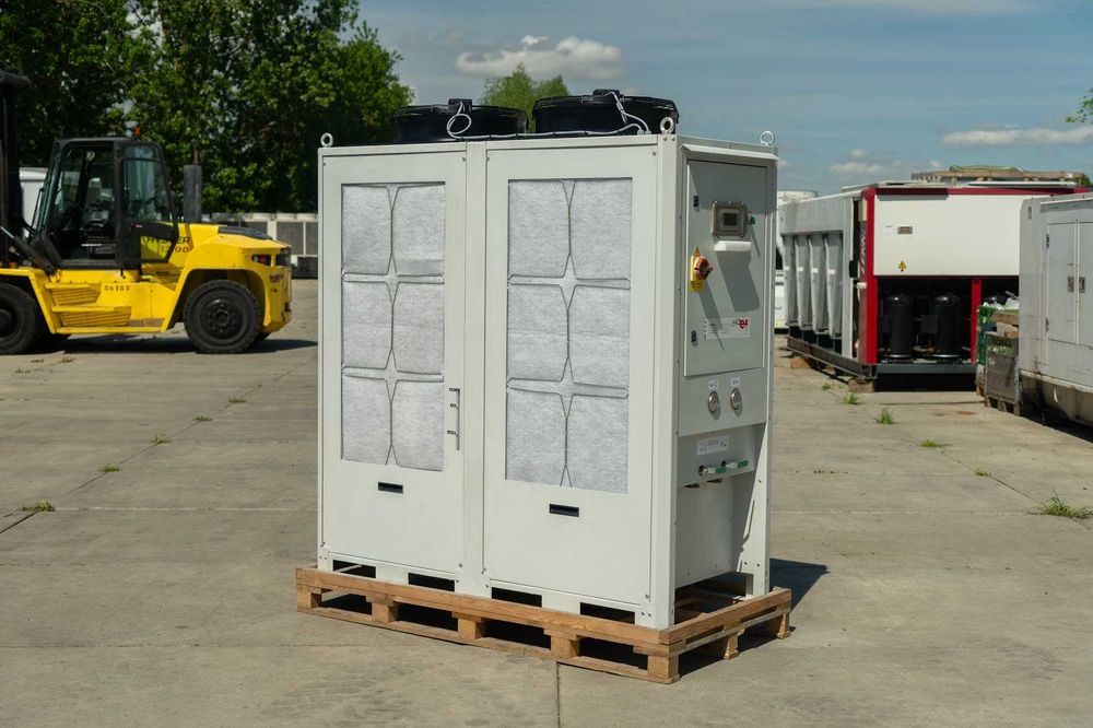 Chillery używane 300–1300 kW: Aermec, BlueBox, Lennox, Panasonic
