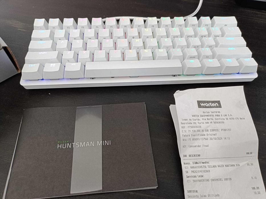 Razer Huntsman Mini Keyboard (White)64553128650115124