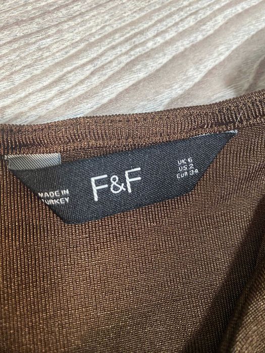 Боді з довгим рукавом з акцентним перекрутом від  F&F
