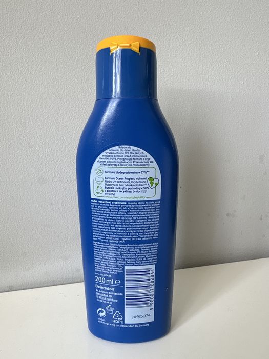 Nivea do opalania spf 50 dla dzieci