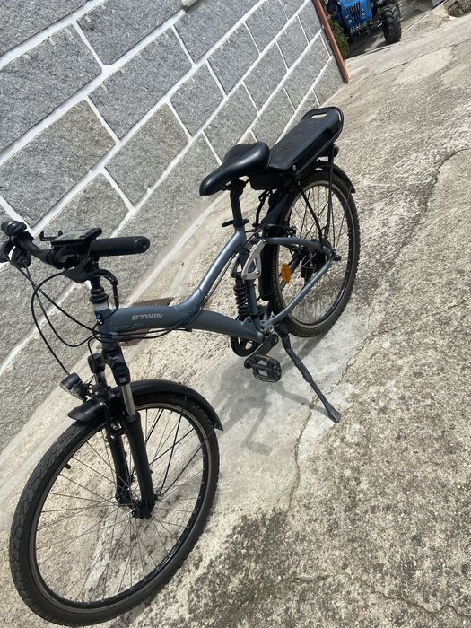 E-bike b.twin cinza