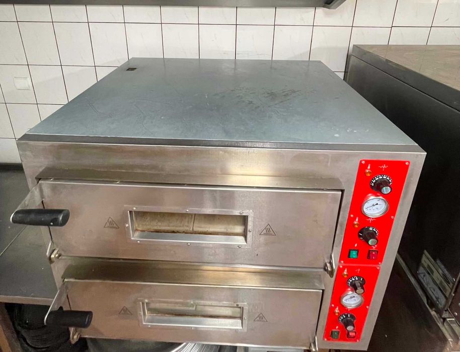 Piec do pizzy Stalgast dwukomorowy