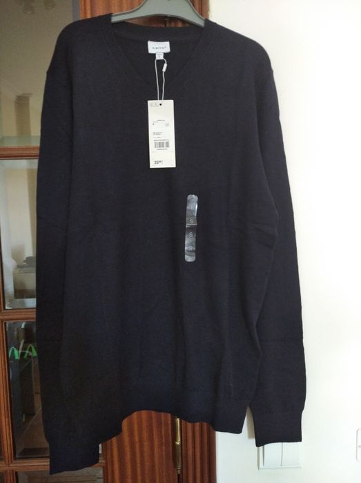 Pullover azul escuro Celio tamanho S