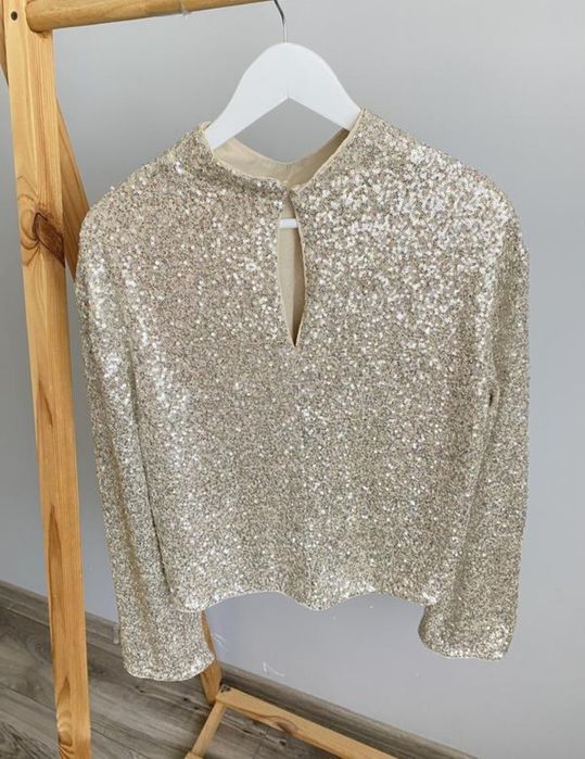 Кофта блузка в паєтки H&M