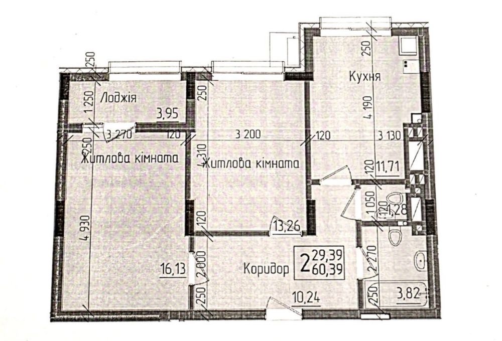 2-кімнатна квартира за адресою вул. Капеланська (площа 61 м²) - Atlanta.ua - фото 7