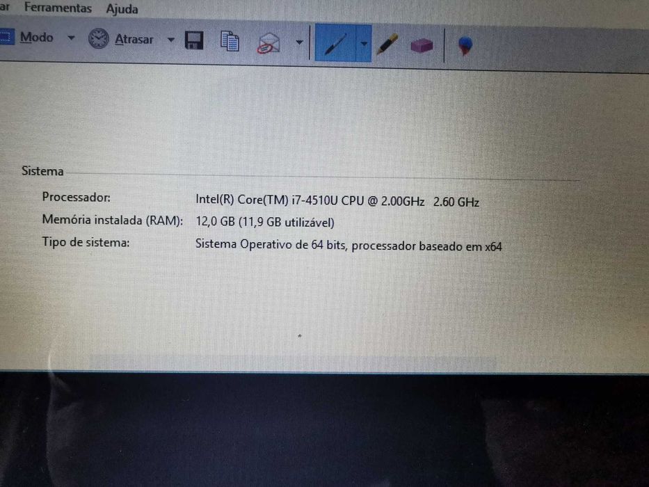 Portátil Lenovo Branco/Cinza.